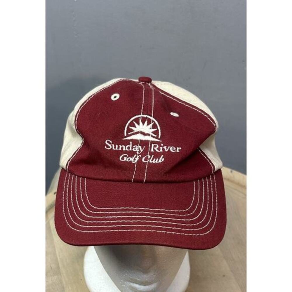 Sunday River Golf Club Cap Strapback American Dry Goods Embroidered Maine